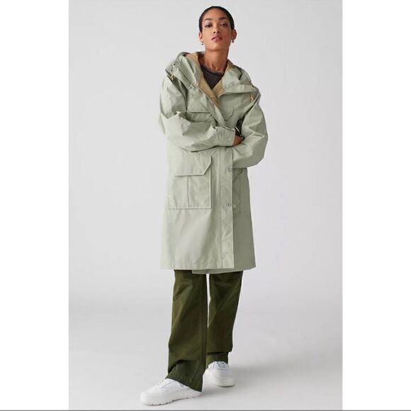 The North Face dryvent 76 mountain parka in tea green relaxed fit size large nwt - Picture 5 of 16